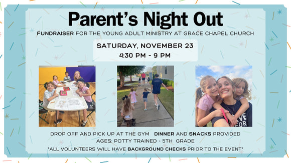 Parents Night Out- November 23rd, 2024