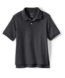 Girls Short Sleeve Fitted Moisture-Wicking Polo